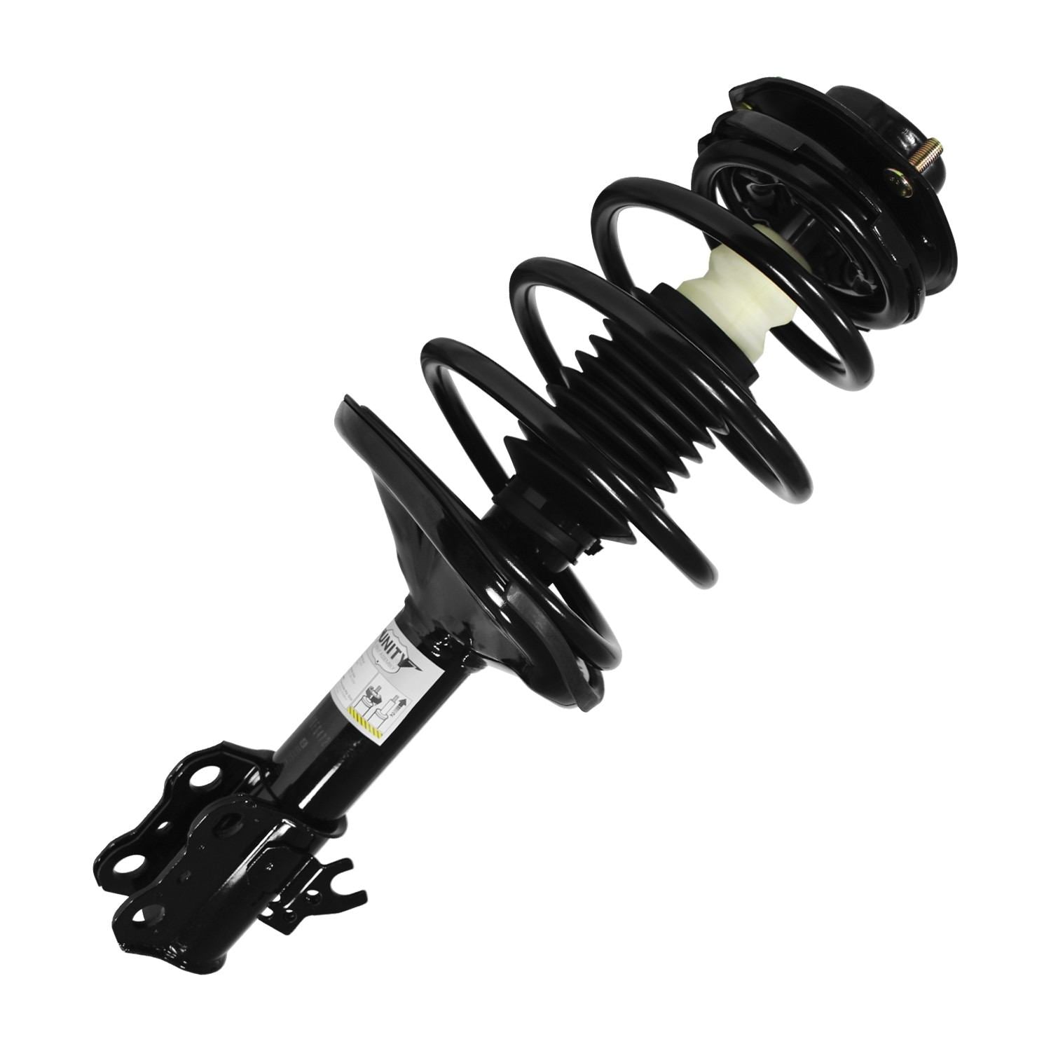 Angle View of Front Right Suspension Strut and Coil Spring Assembly UNITY 11472