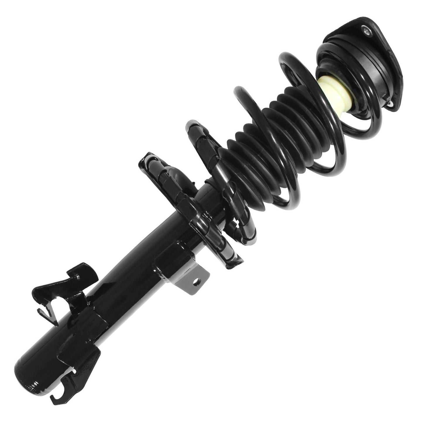 Front View of Front Right Suspension Strut and Coil Spring Assembly UNITY 11682