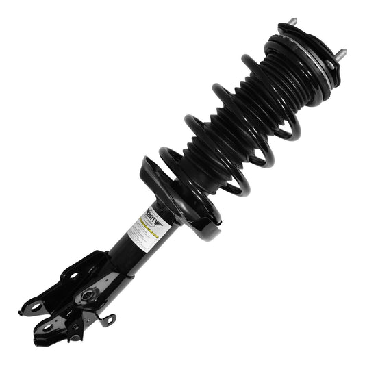 Angle View of Front Left Suspension Strut and Coil Spring Assembly UNITY 11815