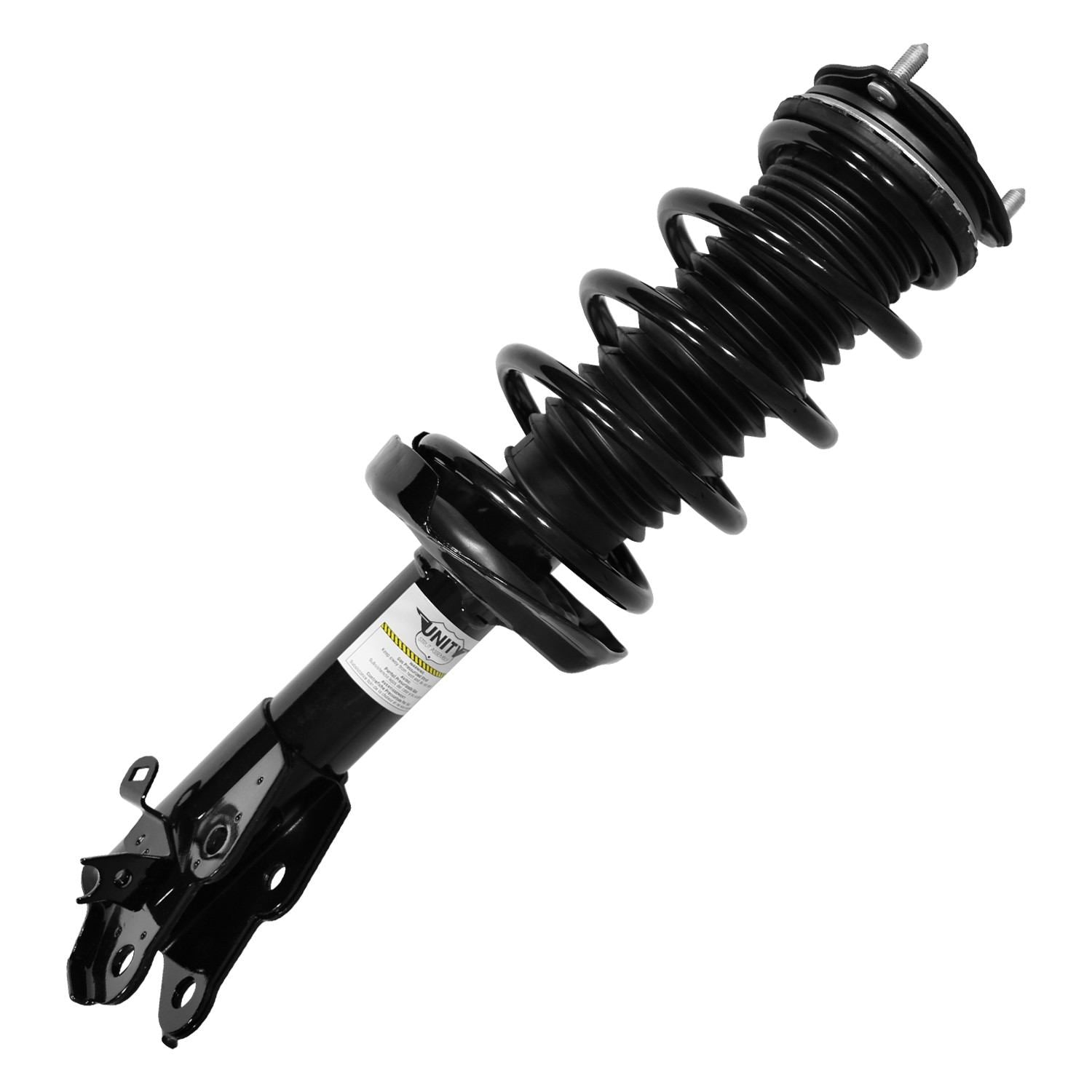 Angle View of Front Right Suspension Strut and Coil Spring Assembly UNITY 11816