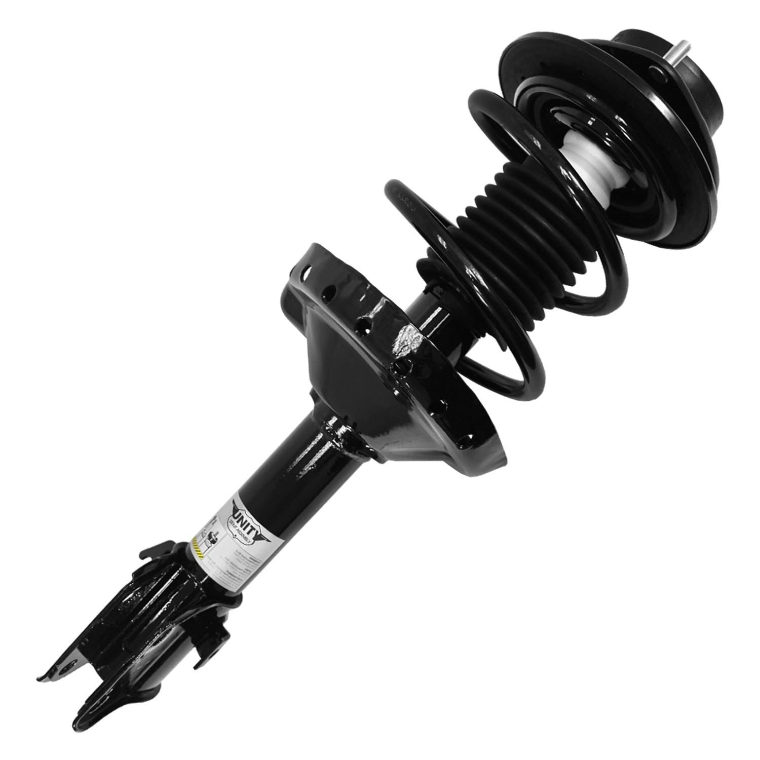 Angle View of Front Left Suspension Strut and Coil Spring Assembly UNITY 11905