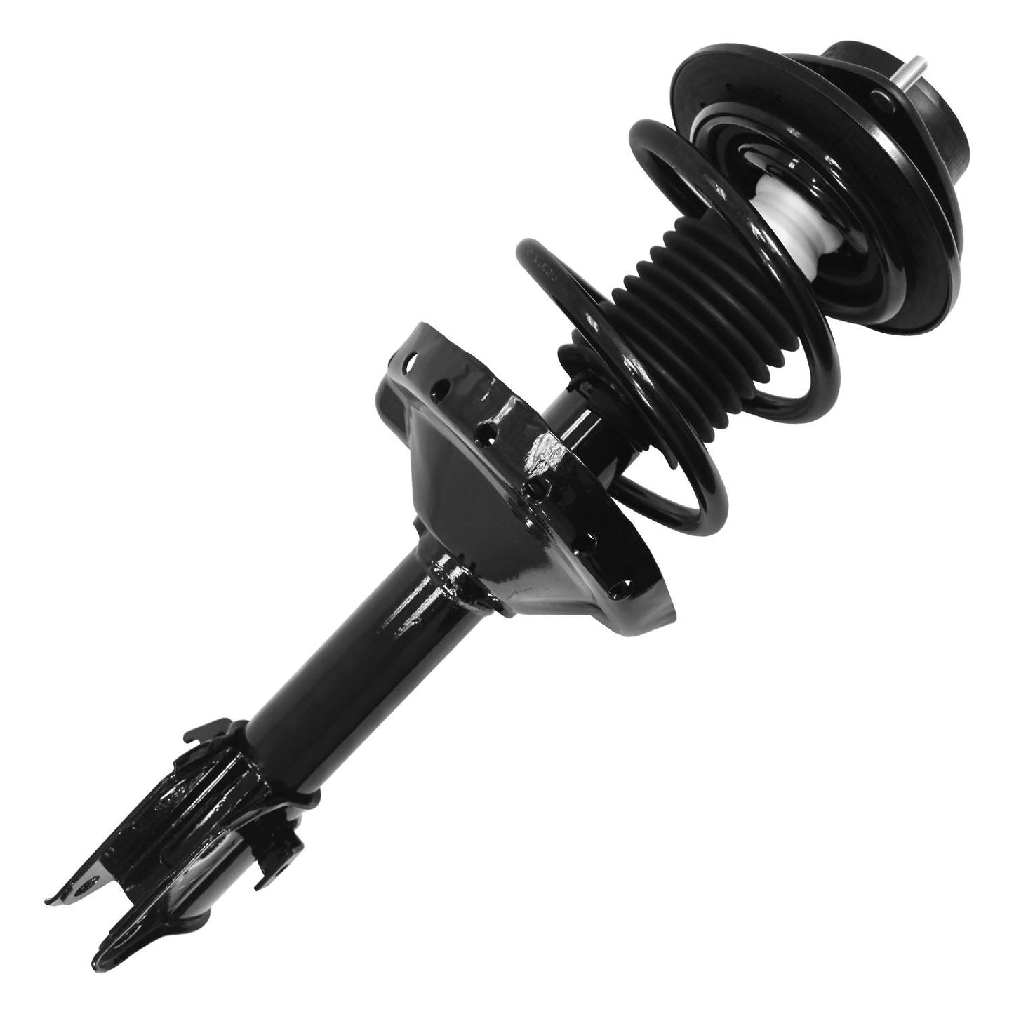 Front View of Front Left Suspension Strut and Coil Spring Assembly UNITY 11905