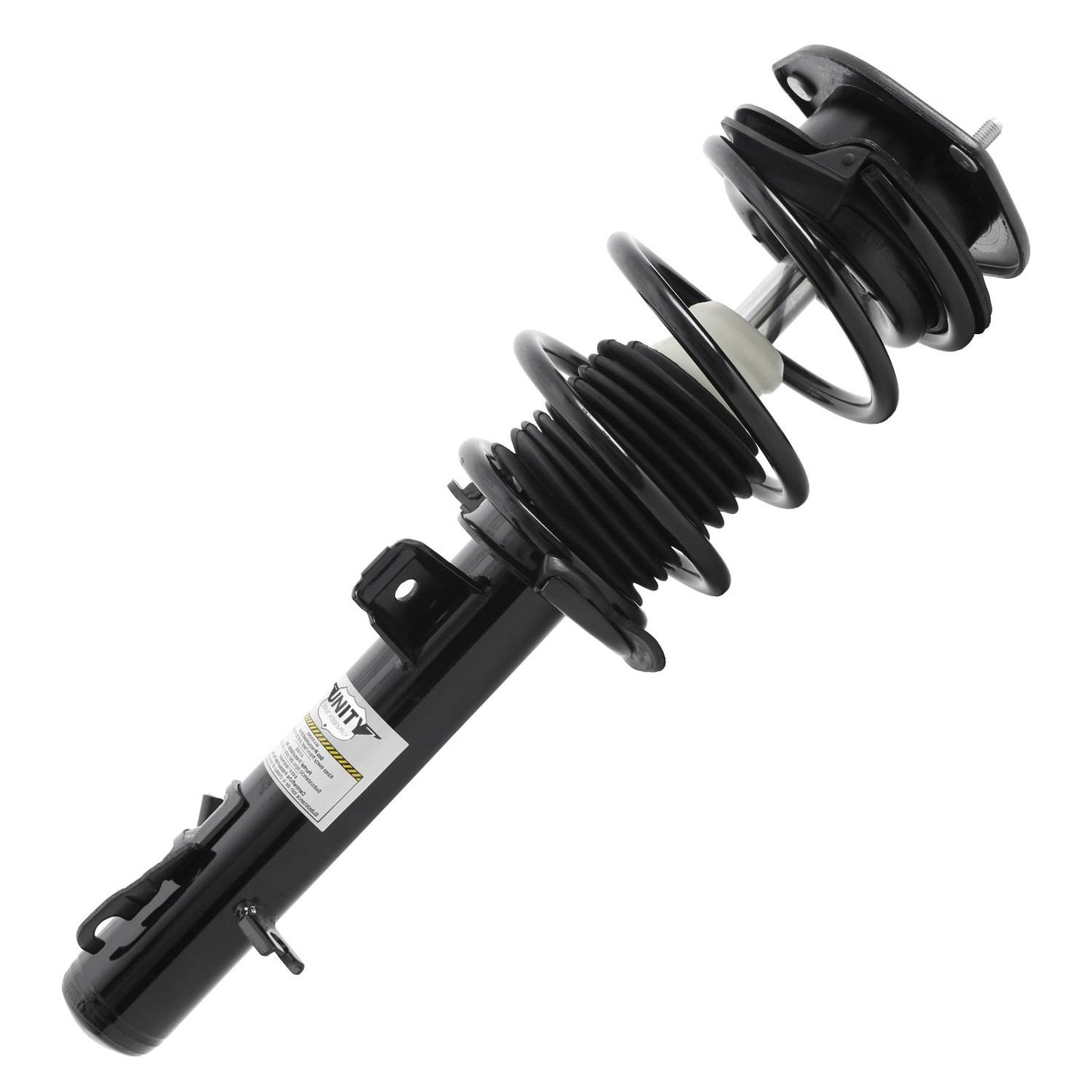 Angle View of Front Left Suspension Strut and Coil Spring Assembly UNITY 11957