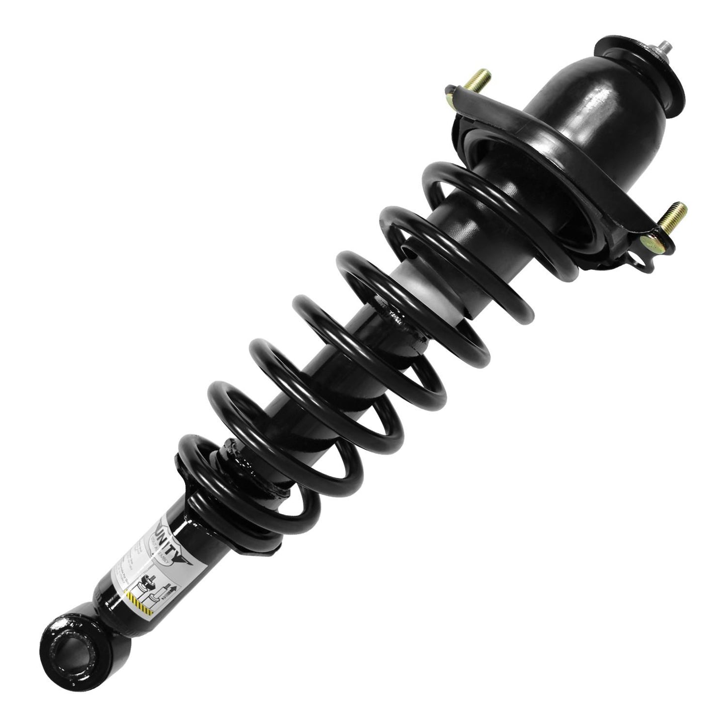 Angle View of Rear Left Suspension Strut and Coil Spring Assembly UNITY 15063