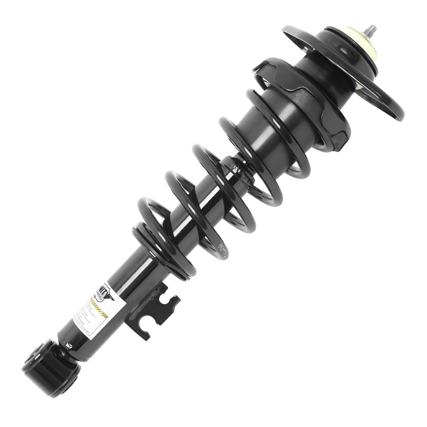 Angle View of Rear Left Suspension Strut and Coil Spring Assembly UNITY 15131