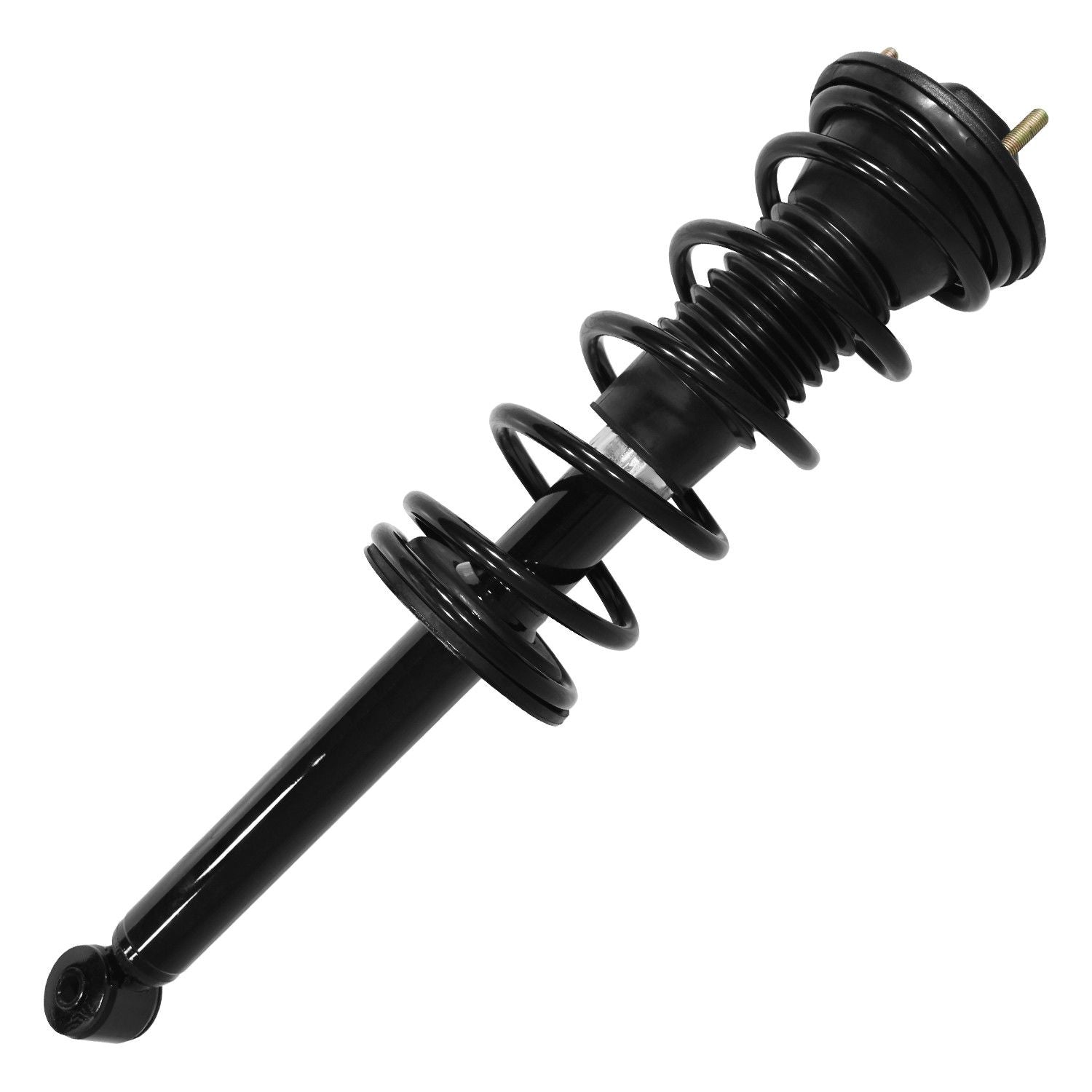 Front View of Rear Suspension Strut and Coil Spring Assembly UNITY 15190