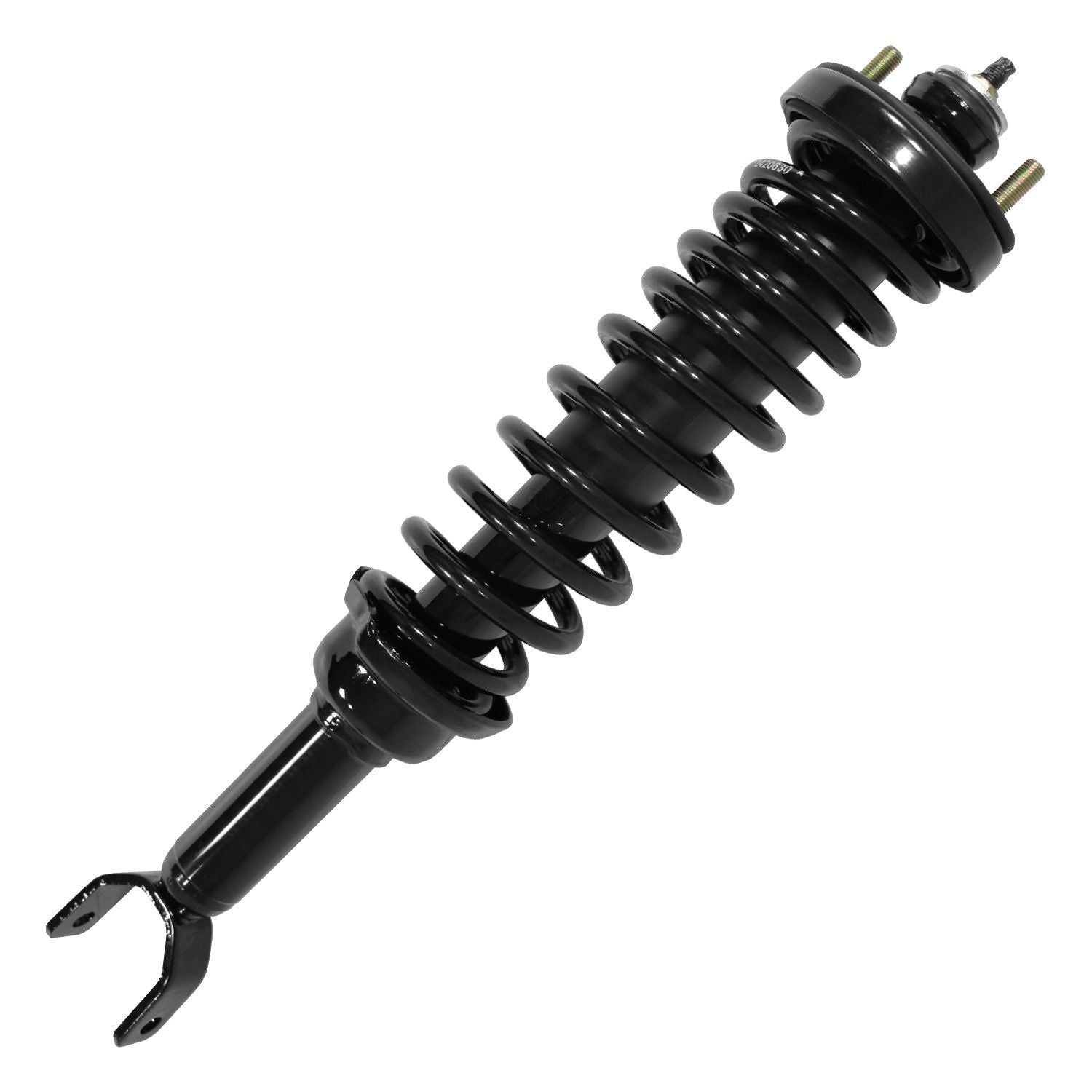 Front View of Rear Suspension Strut and Coil Spring Assembly UNITY 15330