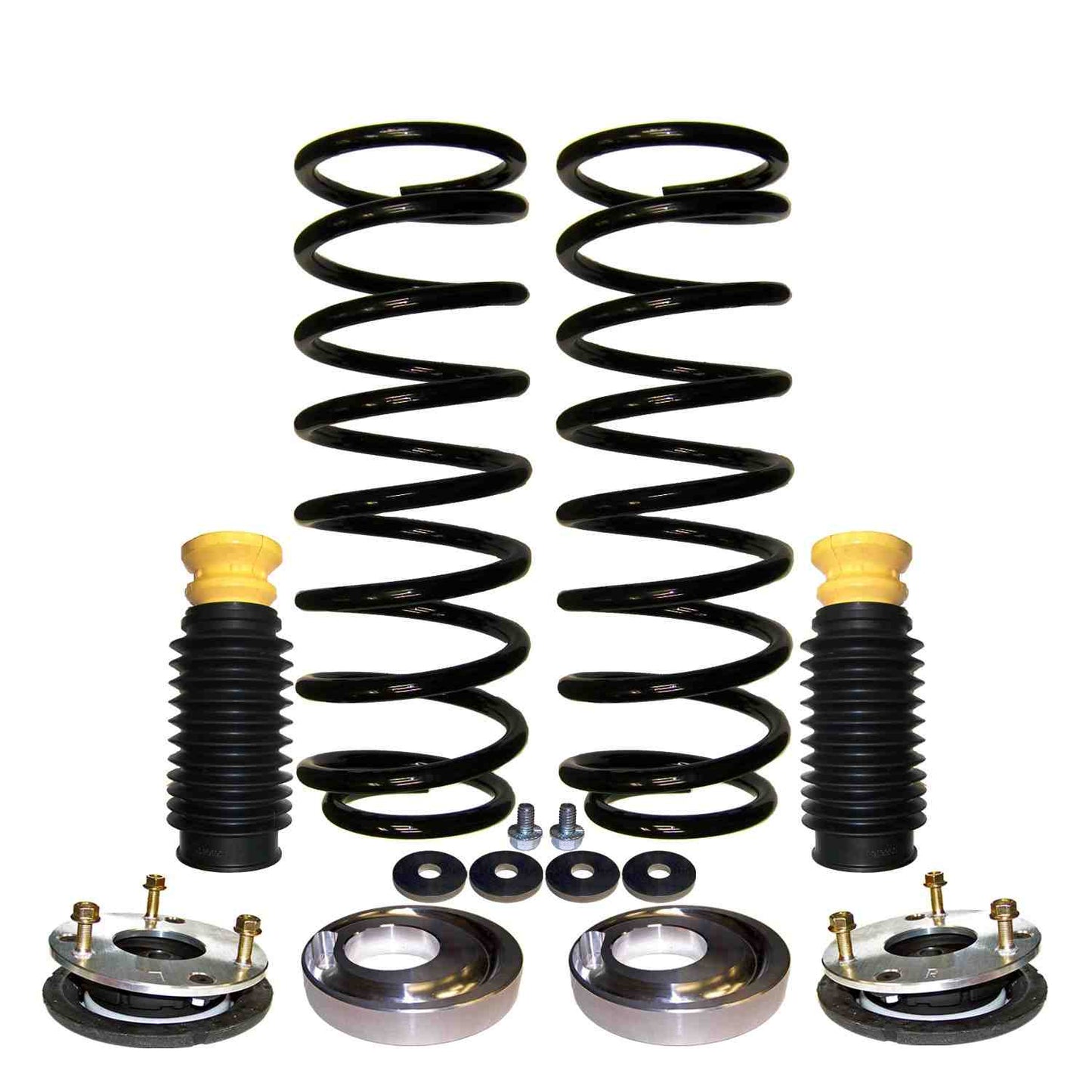 Angle View of Front Air Spring to Coil Spring Conversion Kit UNITY 30-172000