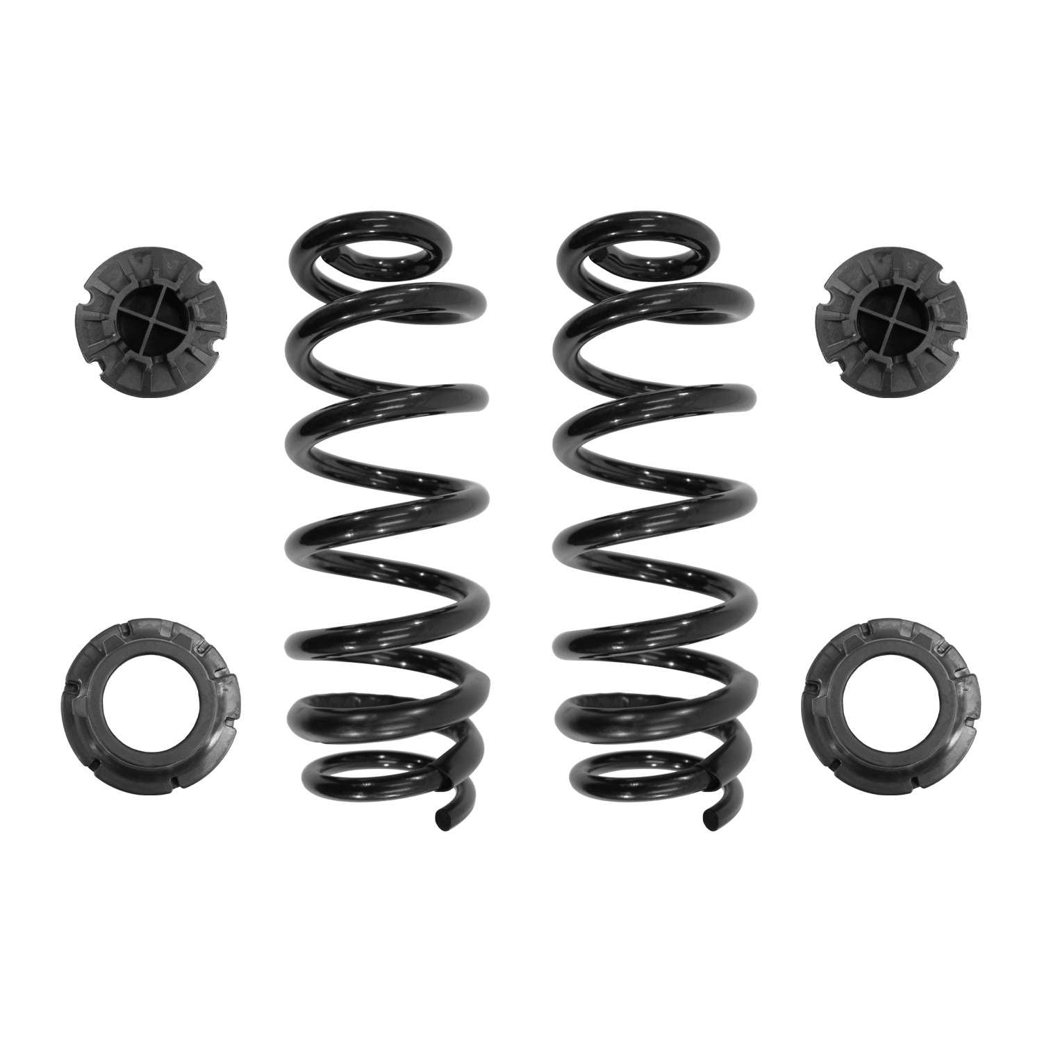 Front View of Rear Air Spring to Coil Spring Conversion Kit UNITY 30-517700