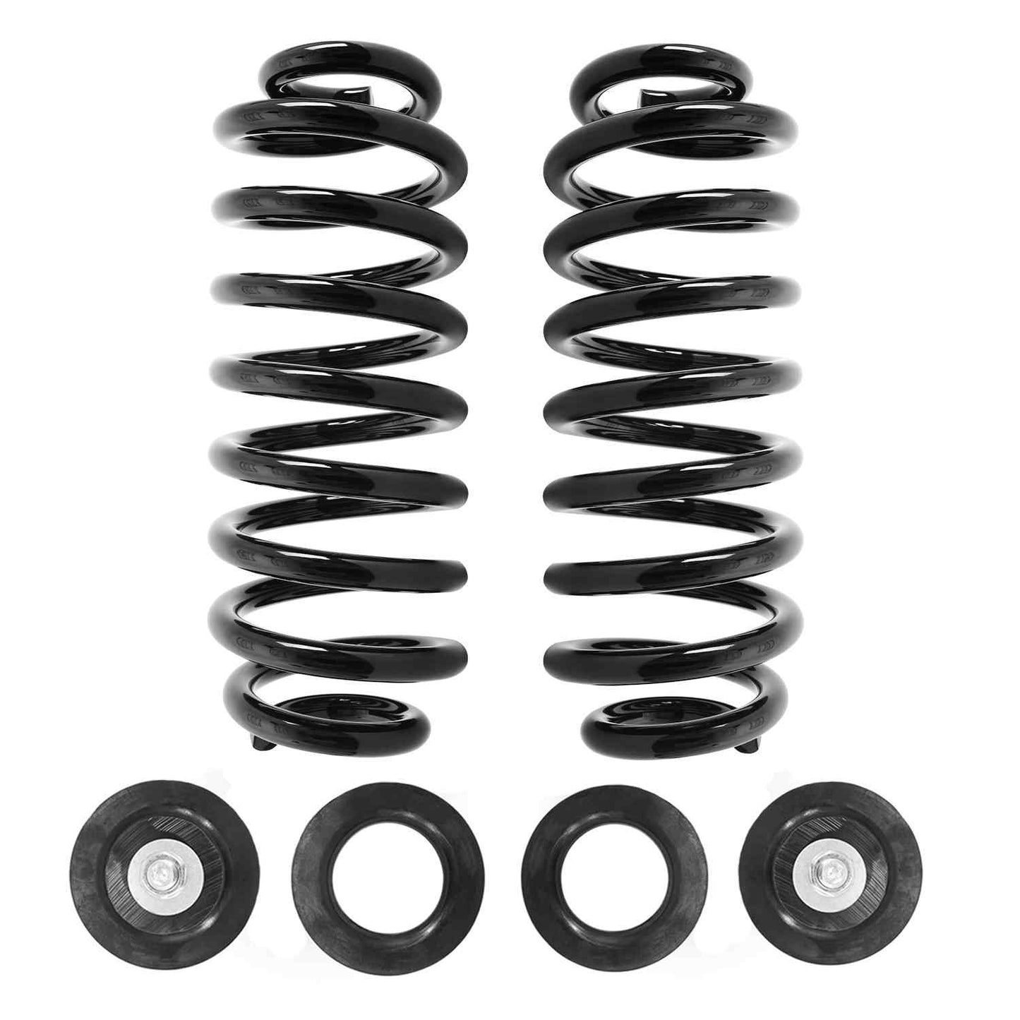 Angle View of Rear Air Spring to Coil Spring Conversion Kit UNITY 30-525000