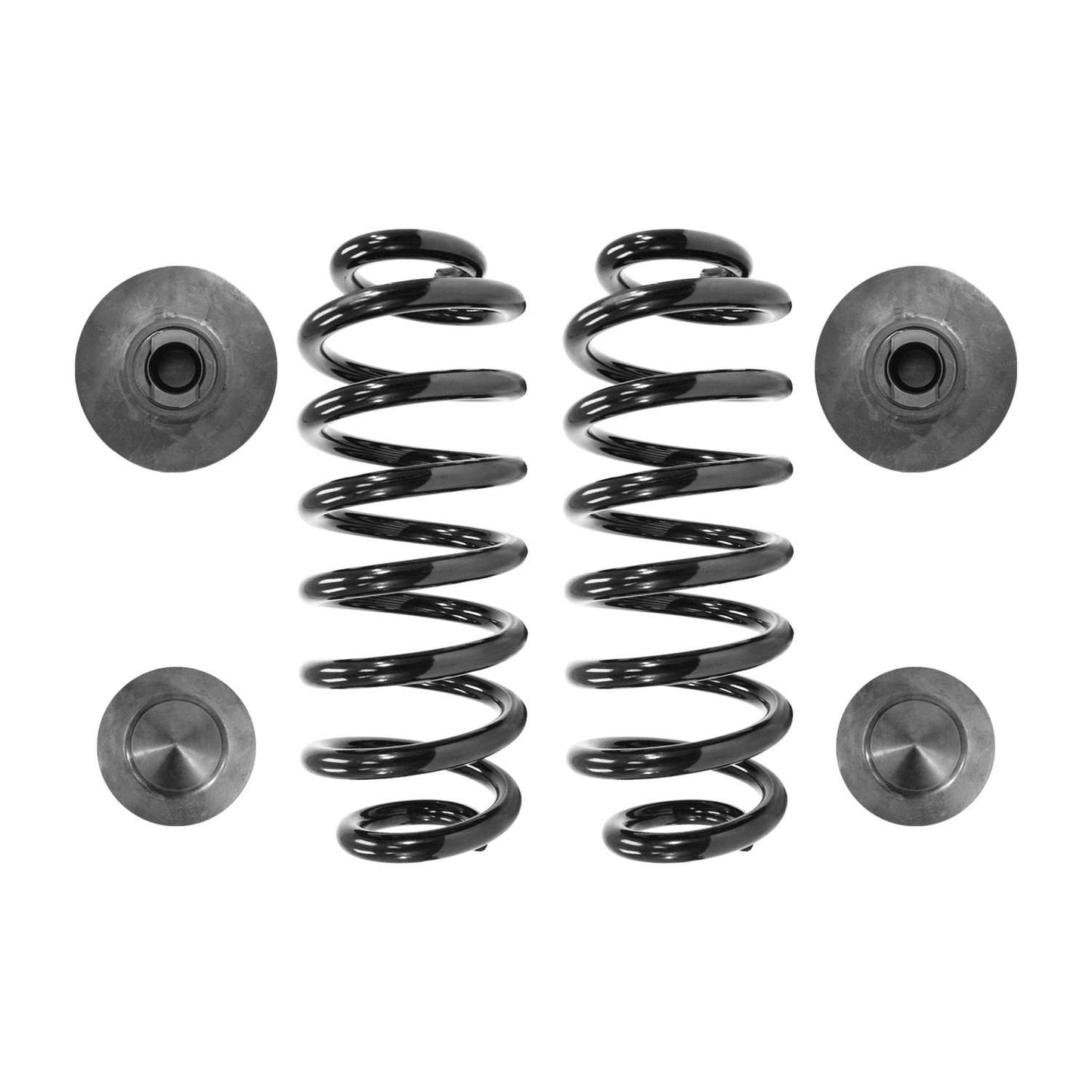 Front View of Rear Air Spring to Coil Spring Conversion Kit UNITY 30-525000