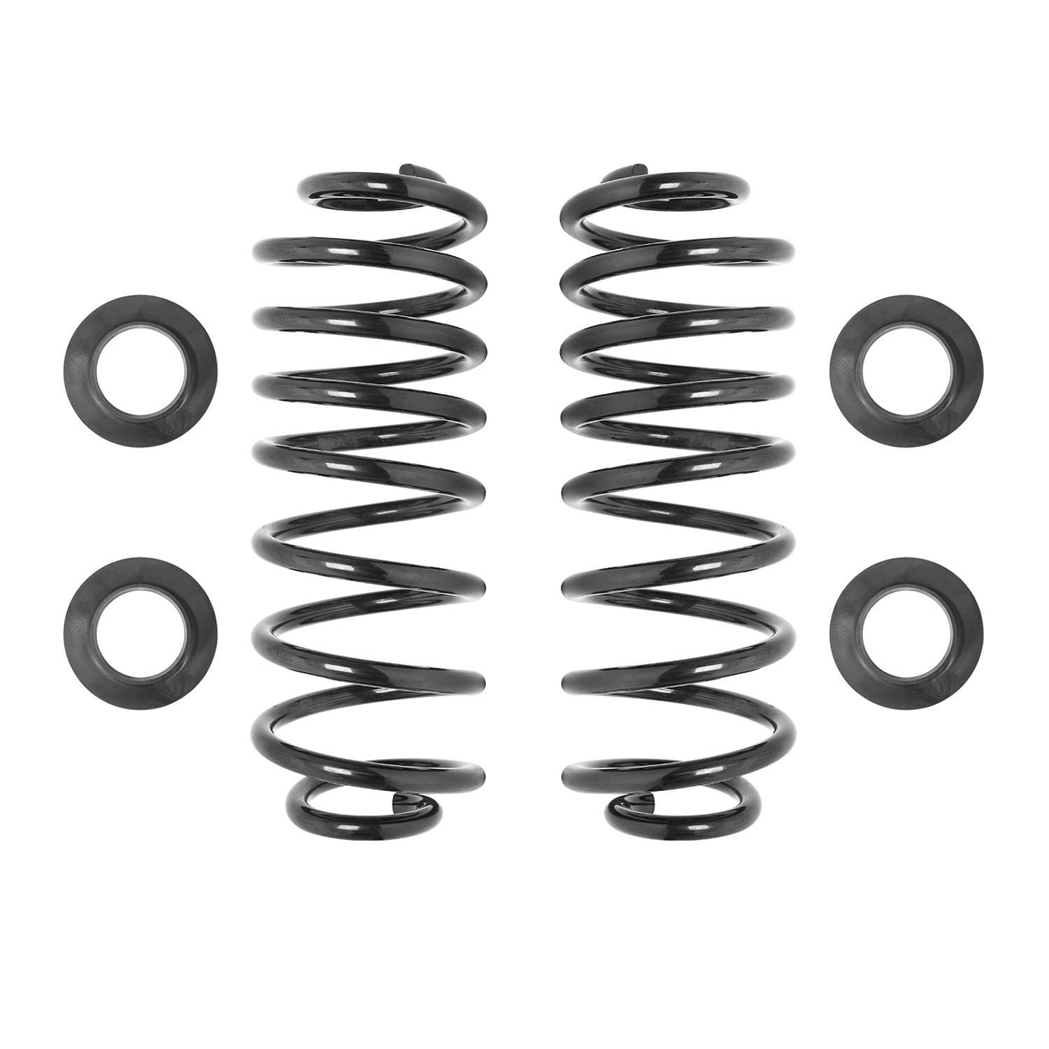 Angle View of Rear Air Spring to Coil Spring Conversion Kit UNITY 30-540000-HD