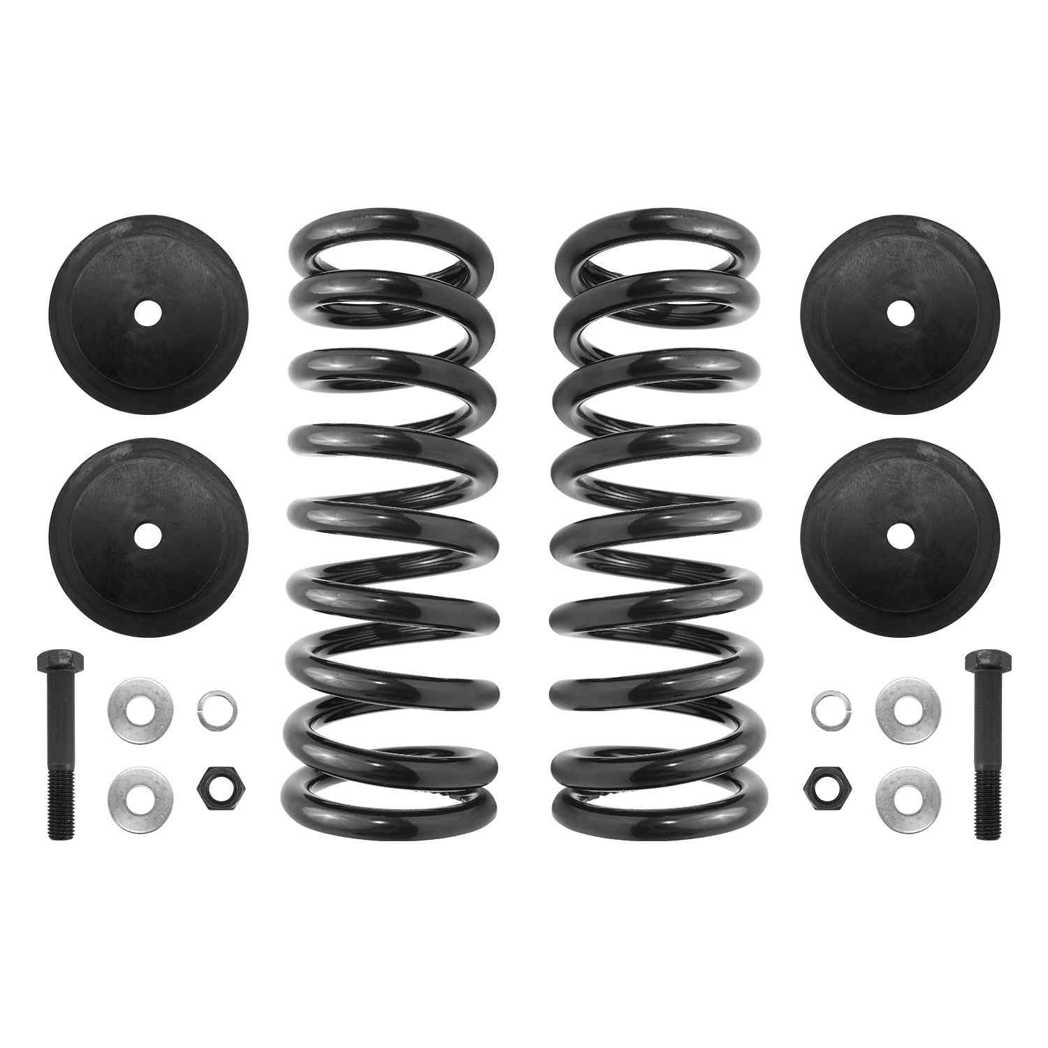 Front View of Rear Air Spring to Coil Spring Conversion Kit UNITY 30-572000-S