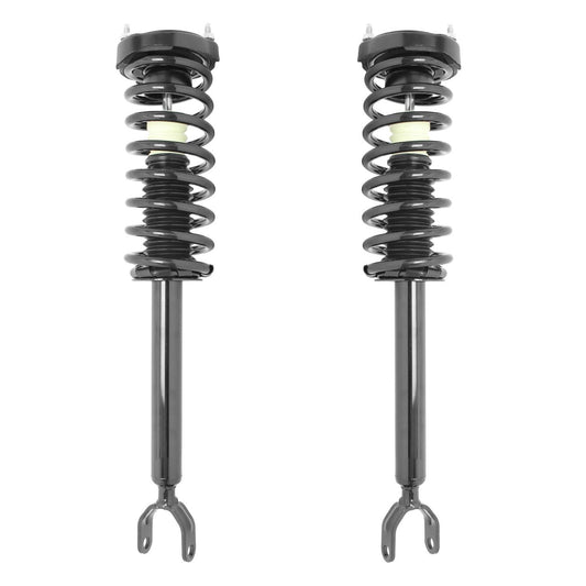 Angle View of Front Air Spring to Coil Spring Conversion Kit UNITY 31-112700