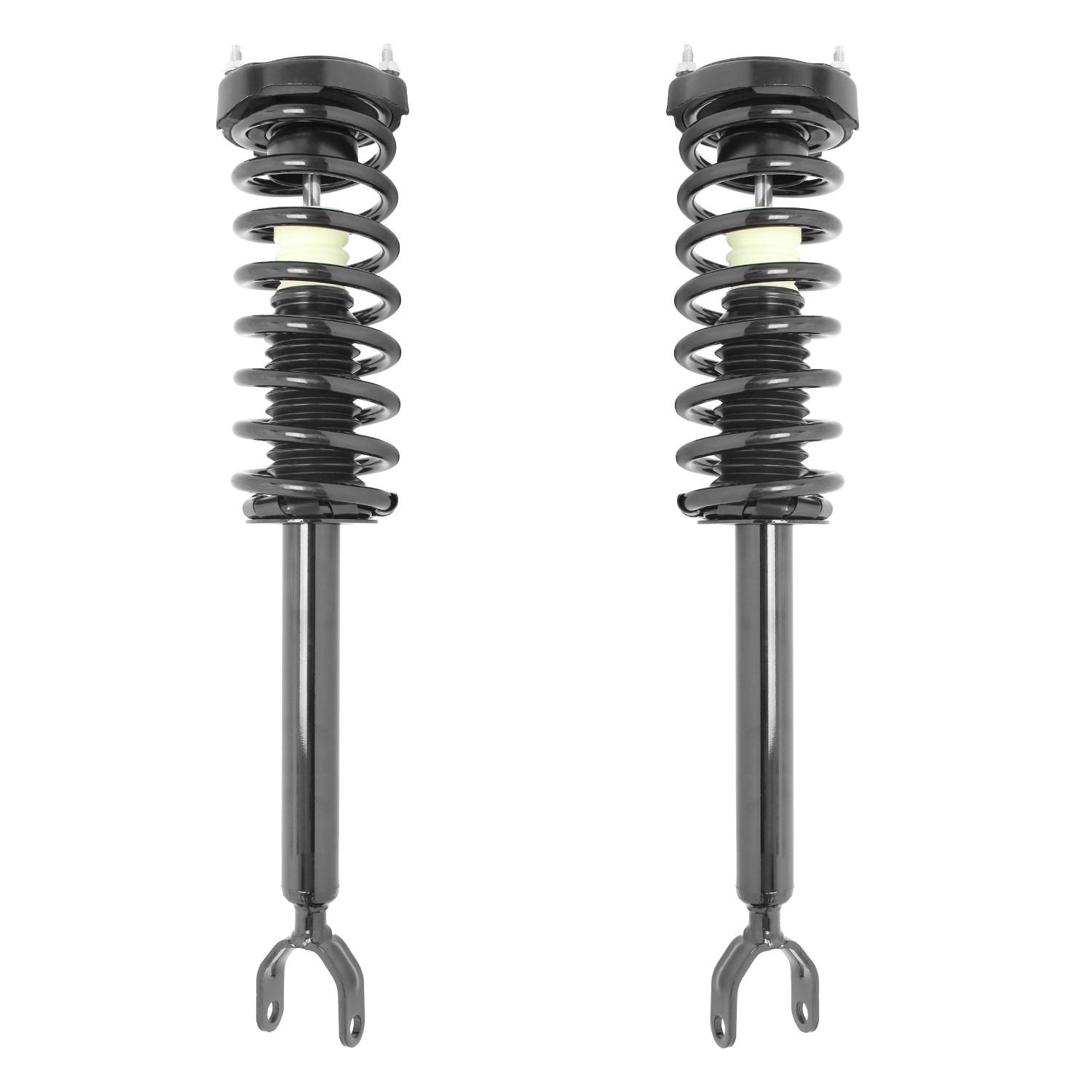 Front View of Front Air Spring to Coil Spring Conversion Kit UNITY 31-112700