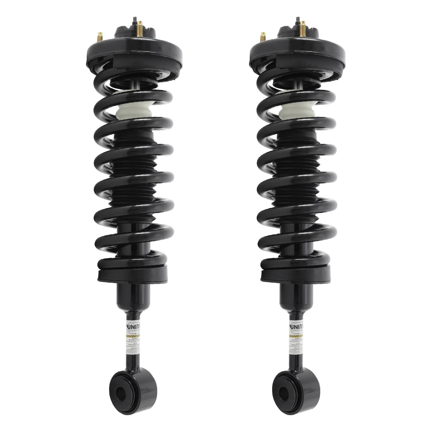 Angle View of Front Air Spring to Coil Spring Conversion Kit UNITY 61380C