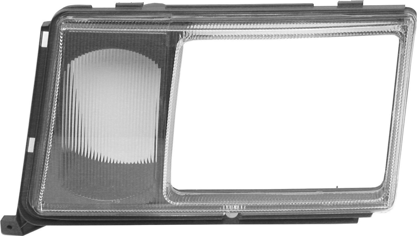 Front View of Left Headlight Door Bezel URO 0008260559