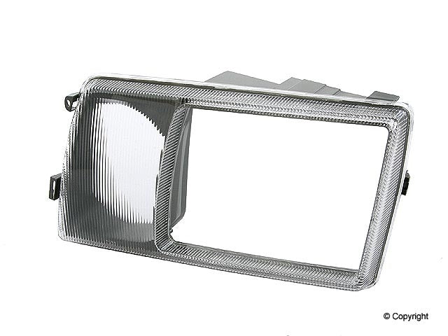 Top View of Left Headlight Door Bezel URO 0008260759