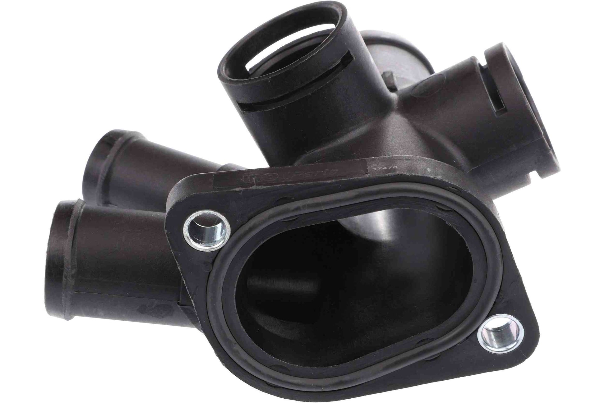 Back View of Radiator Coolant Hose Flange URO 037121144J