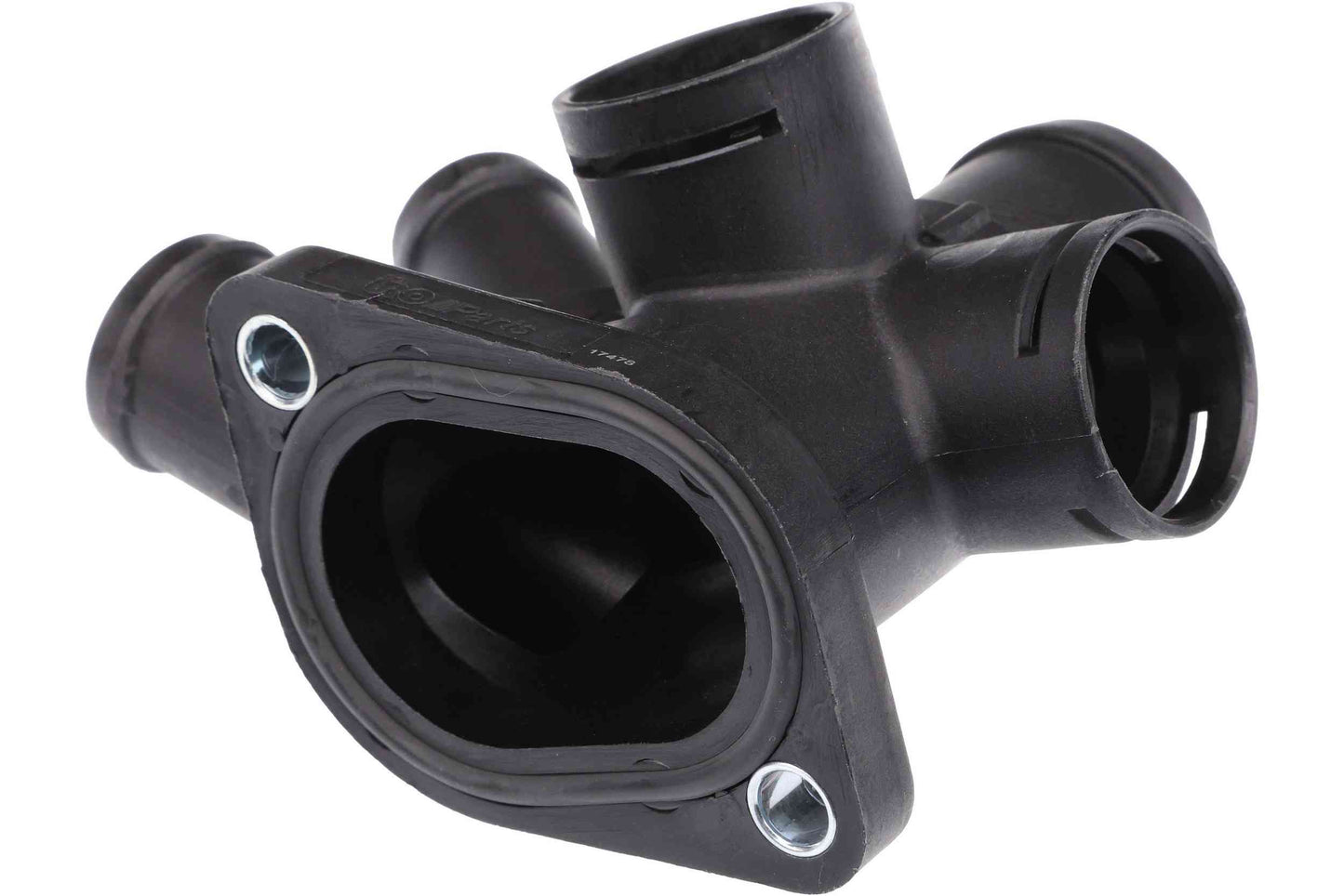 Left View of Radiator Coolant Hose Flange URO 037121144J