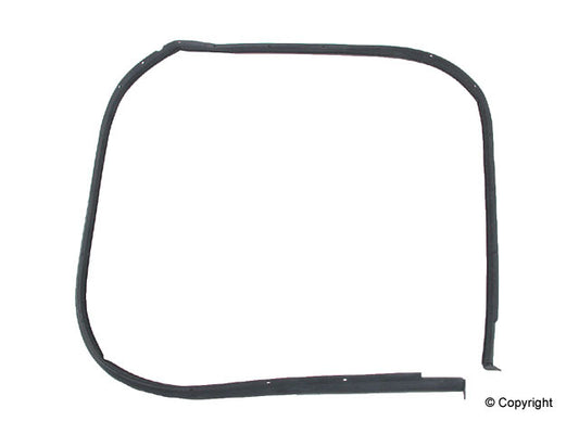 Top View of Rear Convertible Top Seal URO 1077900198