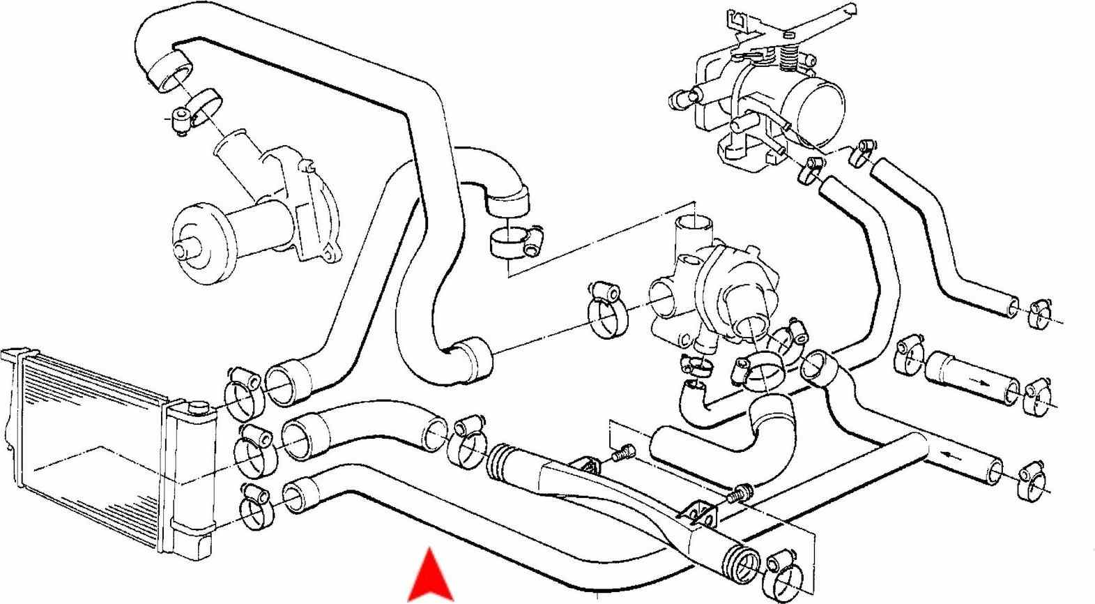 Accessories 1 View of HVAC Heater Hose URO 11531722743