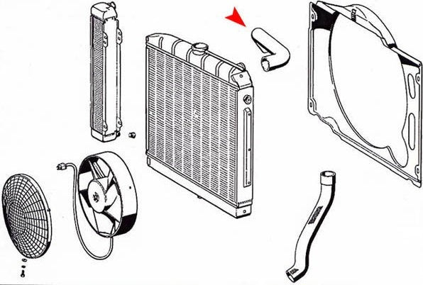 Accessories 1 View of Upper Radiator Coolant Hose URO 1165010782