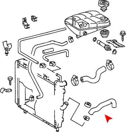 Accessories 1 View of Radiator Coolant Hose URO 1265014682