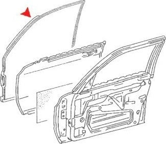 Accessories 1 View of Front Left Door Seal URO 1267200178