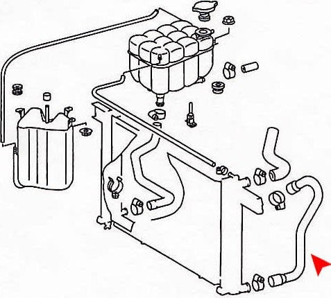 Accessories 1 View of Radiator Coolant Hose URO 1295012482