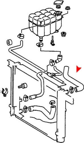 Accessories 1 View of Upper Radiator Coolant Hose URO 1295012682