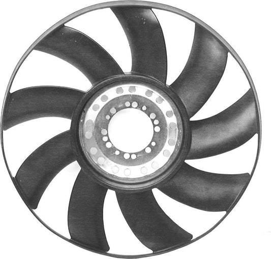 Front View of Engine Cooling Fan Blade URO 17417504732