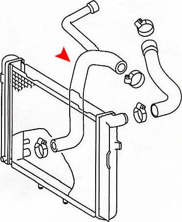 Accessories 1 View of Radiator Coolant Hose URO 2015014282