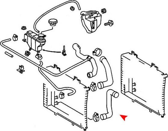 Accessories 1 View of Radiator Coolant Hose URO 2025015182