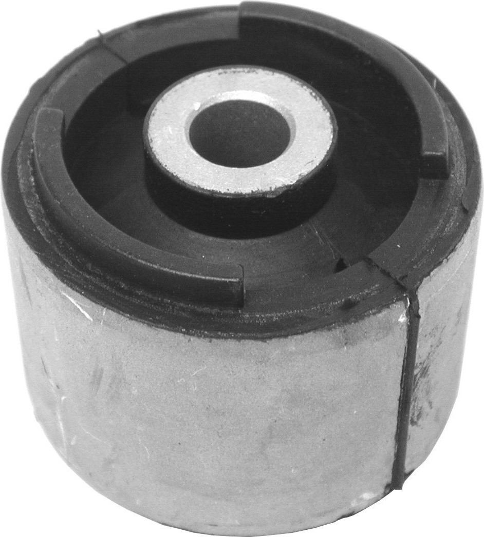 Front View of Rear Left Suspension Trailing Arm Bushing URO 33321097009