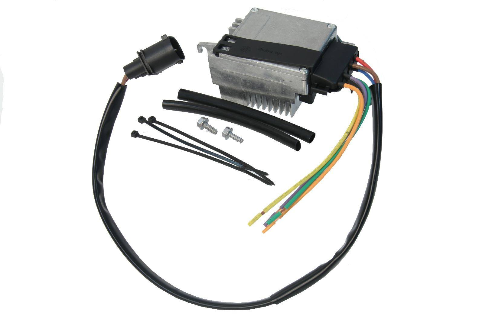 Front View of HVAC Auxiliary Fan Control Module URO 4F0959501G