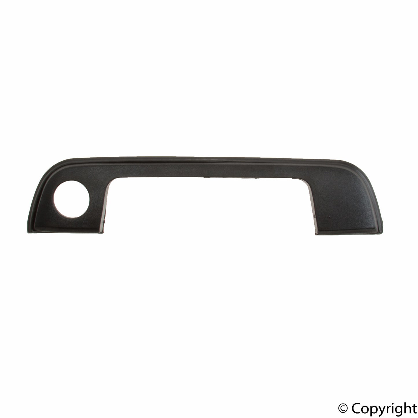 Top View of Right Exterior Door Handle Trim URO 51218122442