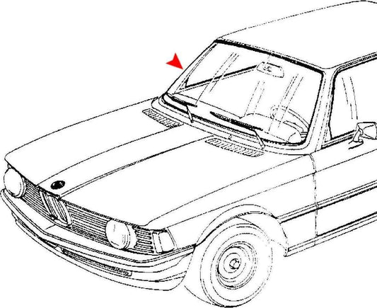 Accessories 1 View of Windshield Seal URO 51311831958