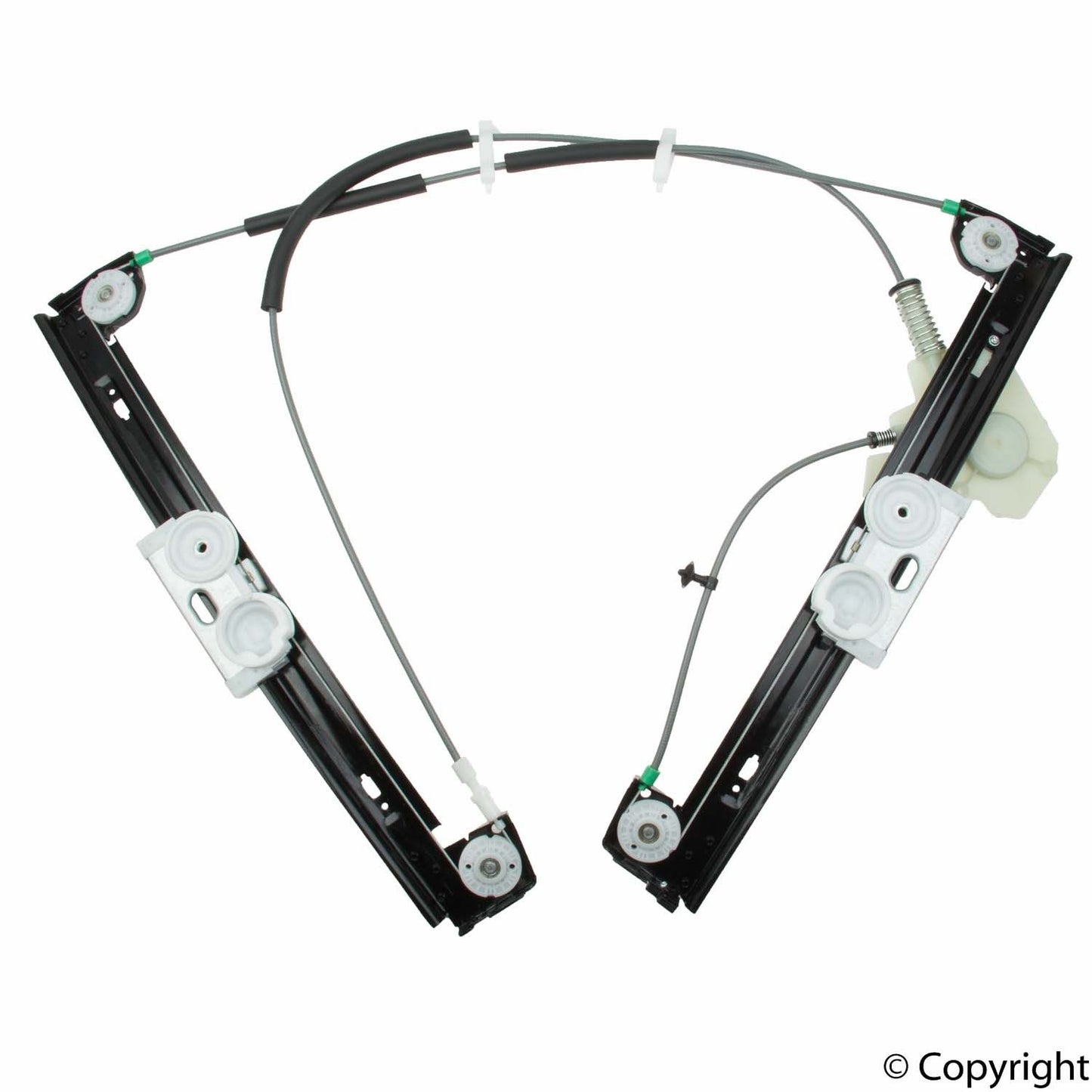 Top View of Front Right Window Regulator URO 51337039452PRM