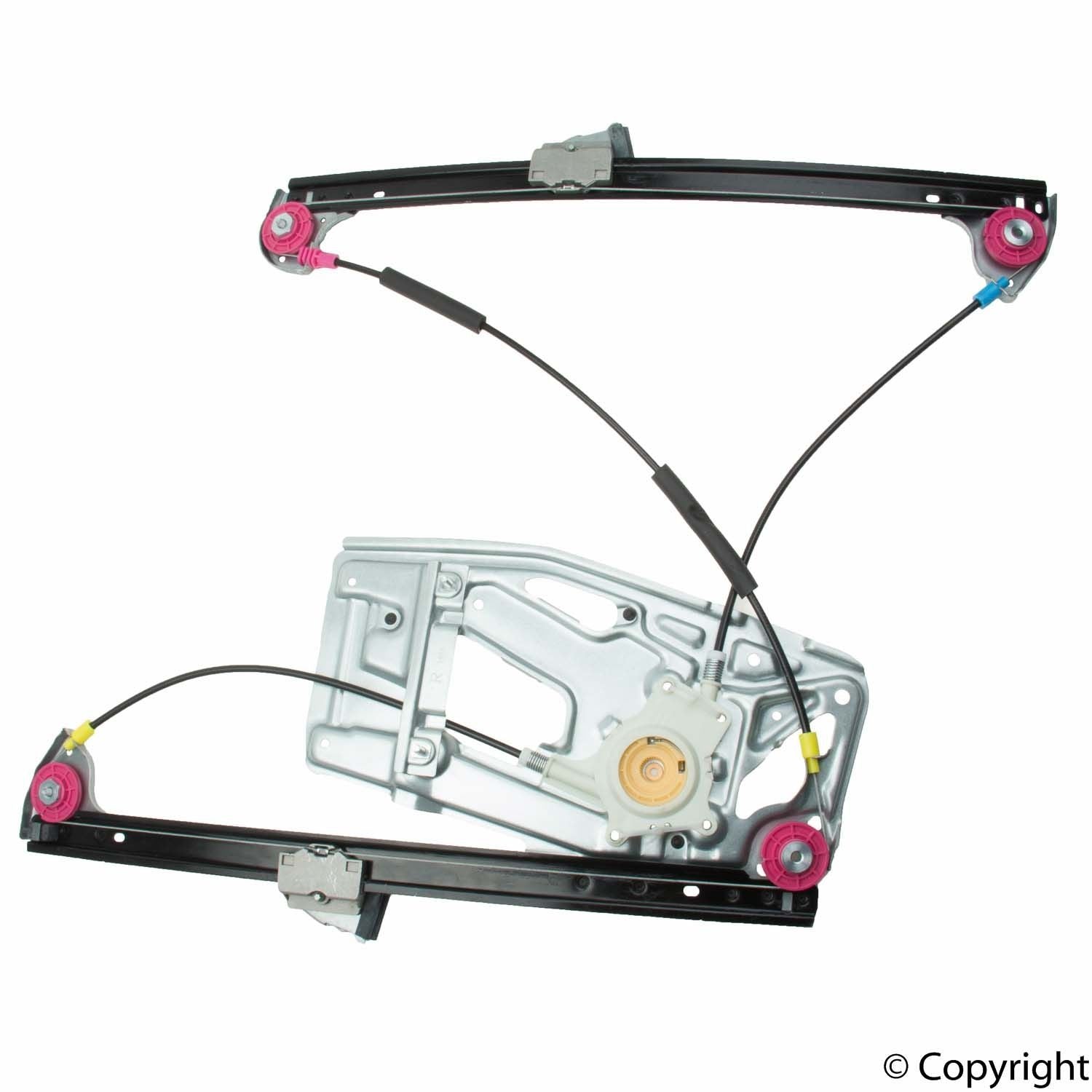 Top View of Front Right Window Regulator URO 51338252394PRM