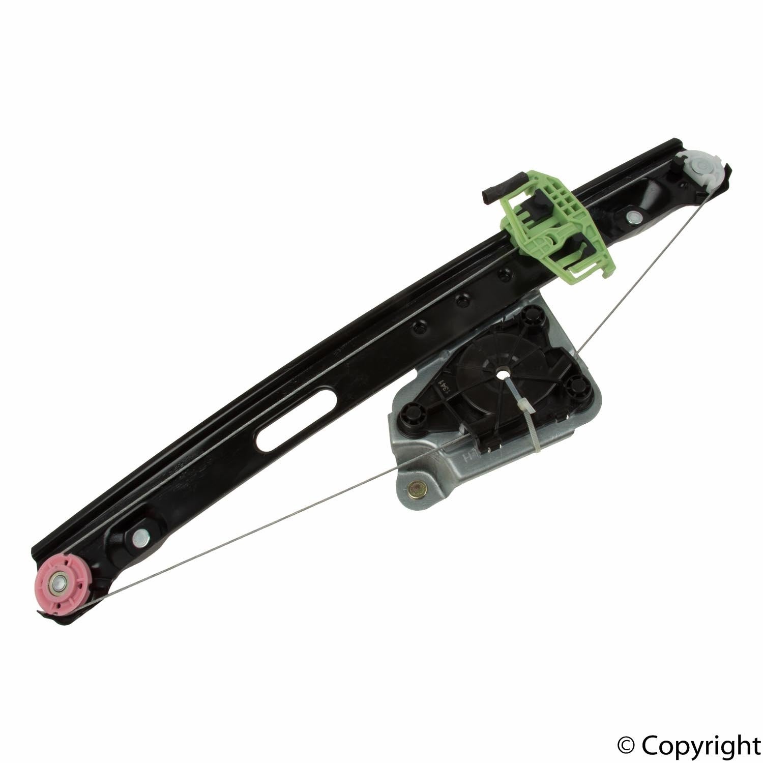 Top View of Rear Left Window Regulator URO 51357140589PRM