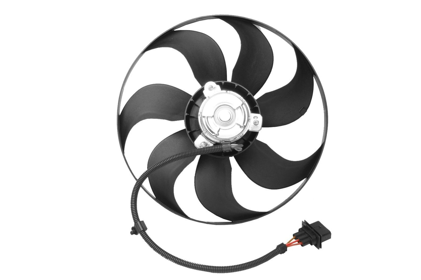 Side View of Left Auxiliary Engine Cooling Fan Assembly URO 6X0959455F