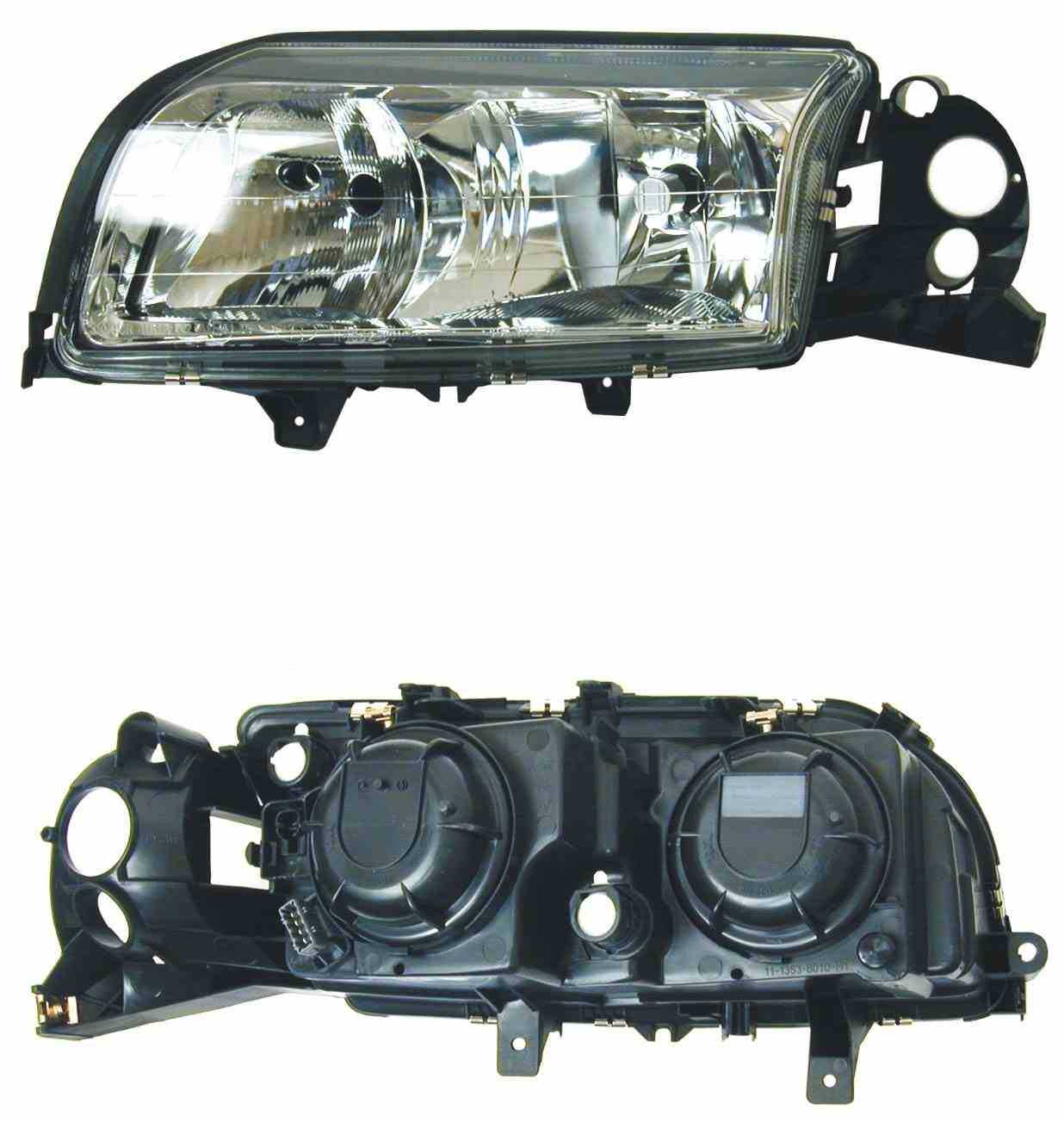 Front View of Left Headlight Assembly URO 8693553