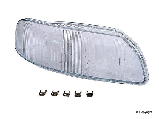 Top View of Right Headlight Lens URO 8693564LENS