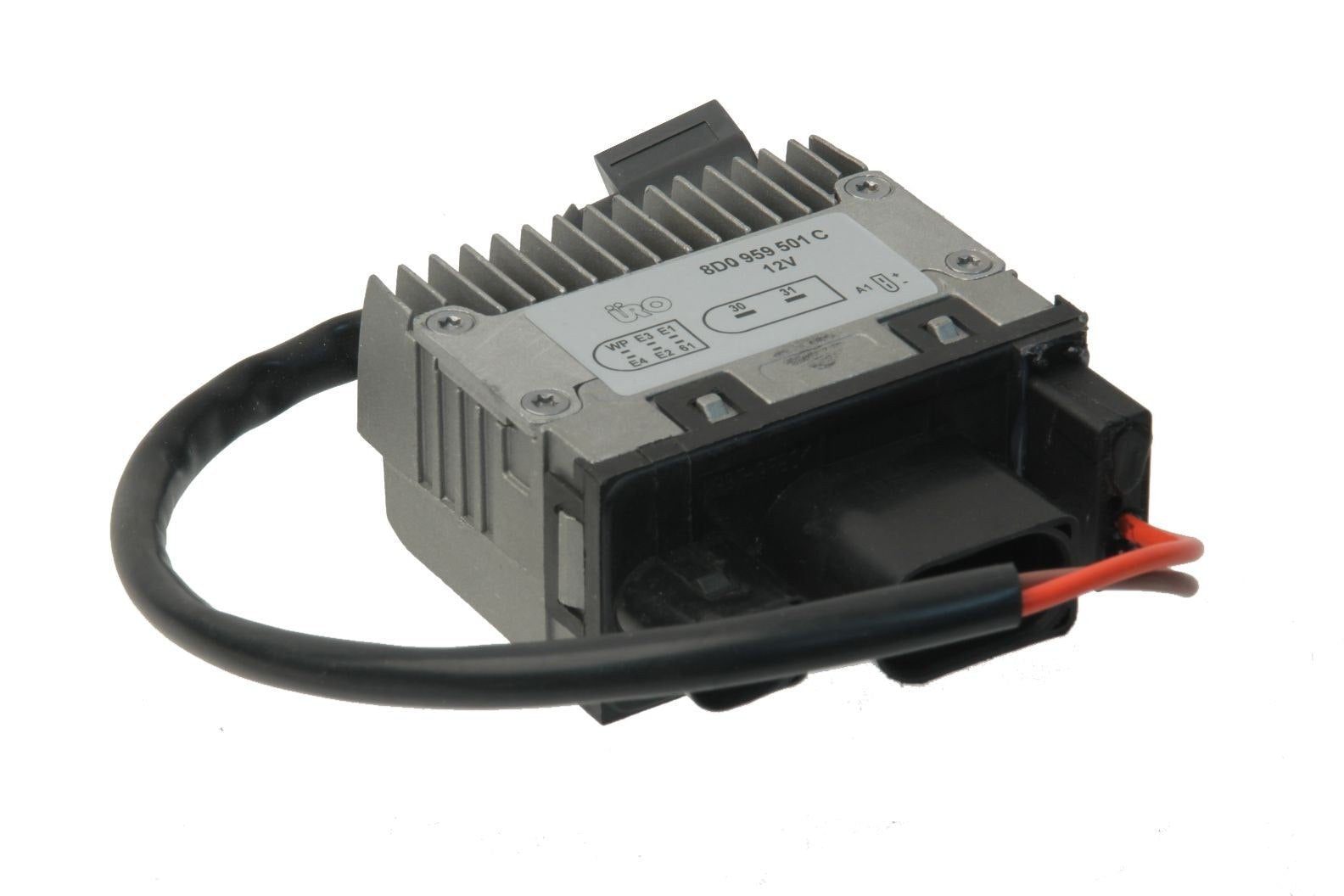 Side View of HVAC Auxiliary Fan Control Module URO 8D0959501C