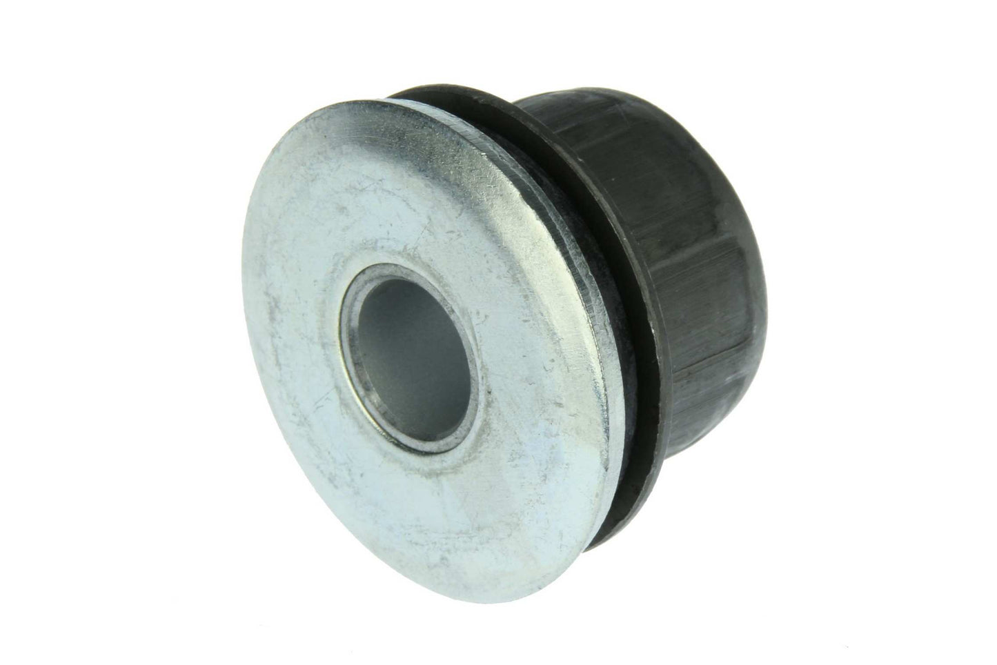 Front View of Rear Left Suspension Trailing Arm Bushing URO 90133105900