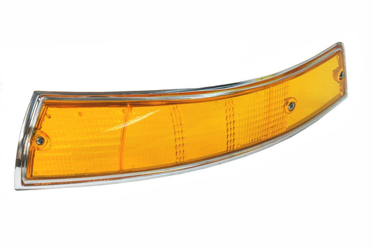 Front View of Front Left Turn Signal Light Lens URO 90163190304