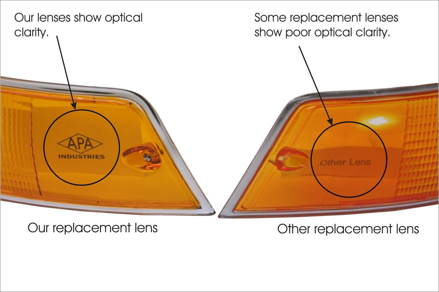 Left View of Left Tail Light Lens URO 90163190504