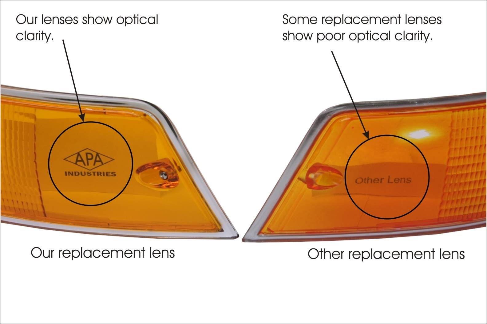 Left View of Right Tail Light Lens URO 91163192403