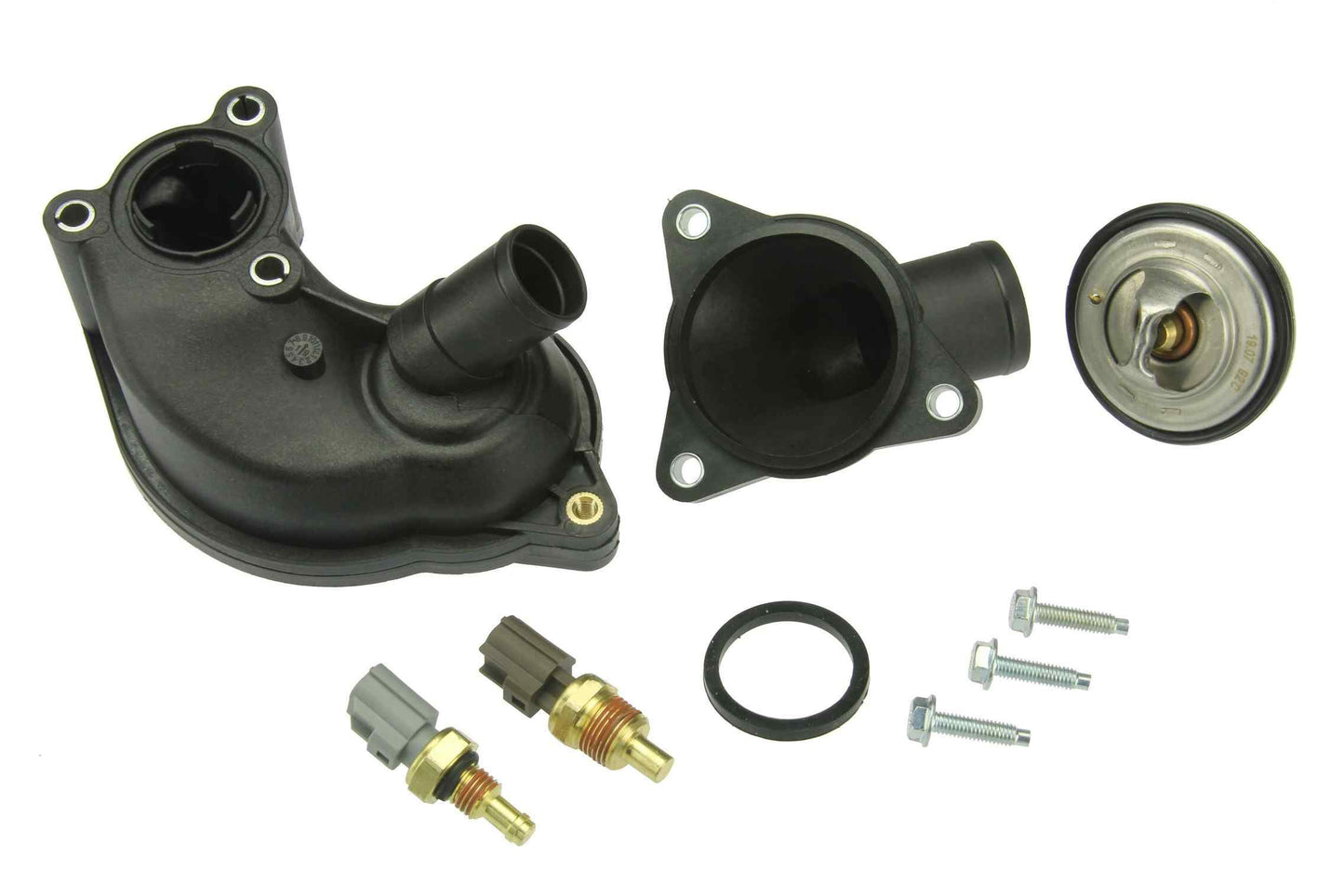 Back View of Engine Coolant Thermostat / Water Inlet Assembly URO FD0712940